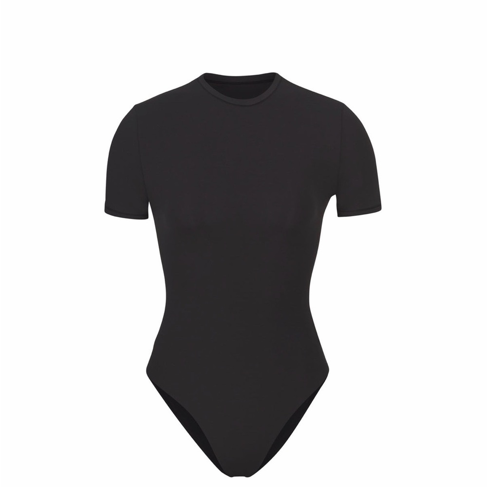 NWT SKIMS FITS EVERYBODY T-SHIRT BODYSUIT ONYX XXS and S